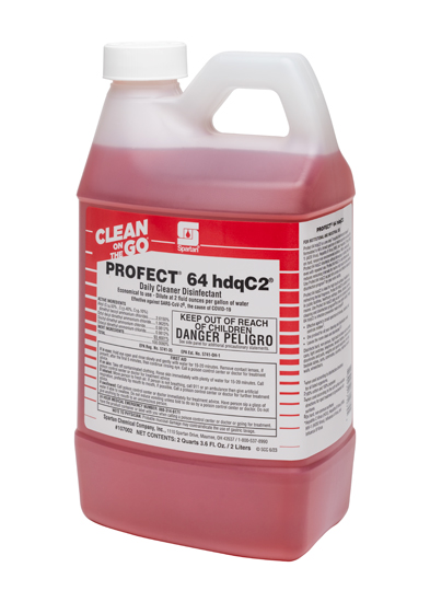 Clean on the Go Profect® 64 hdqC2® Disinfectant-4/2LTR