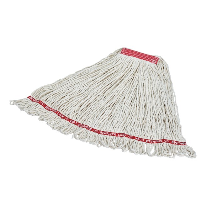 Swinger Loop® Large Wet Mop- White-1” headband