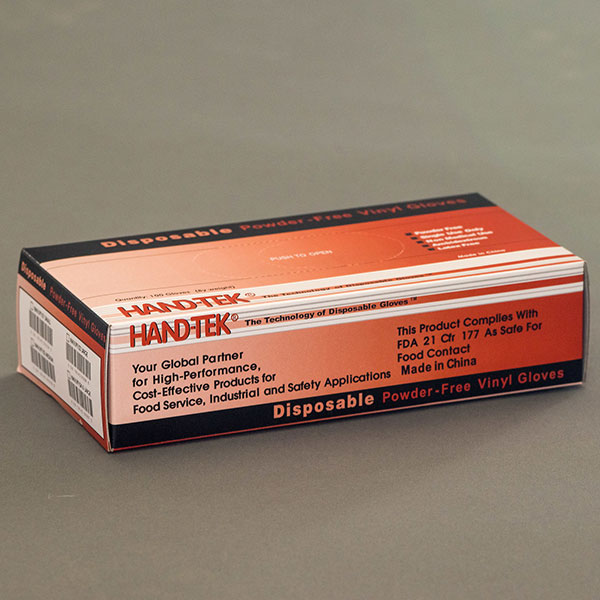 Vinyl Powder-Free General Purpose Disposable Gloves-Medium