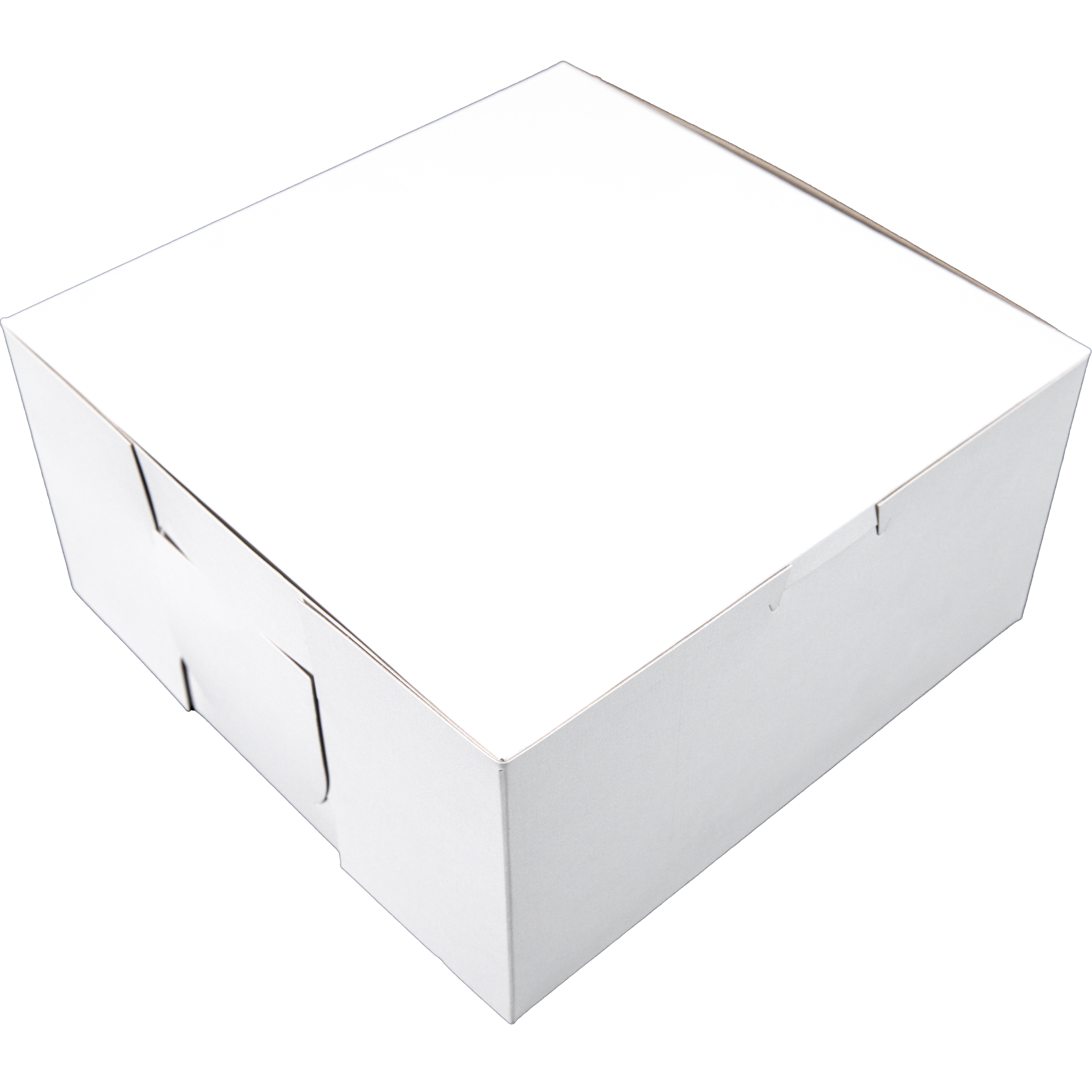 8" x 8" x 4" White Non-Window Bakery Boxes
