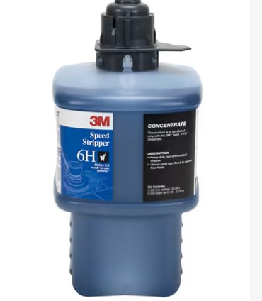 2 Liter 3M™ Twist'n Fill Speed Floor Stripper Concentrate 6H