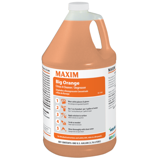 GC 560 Maxim® Big Orange Citrus 4 Cleaner/Degreaser-4/1 gallon