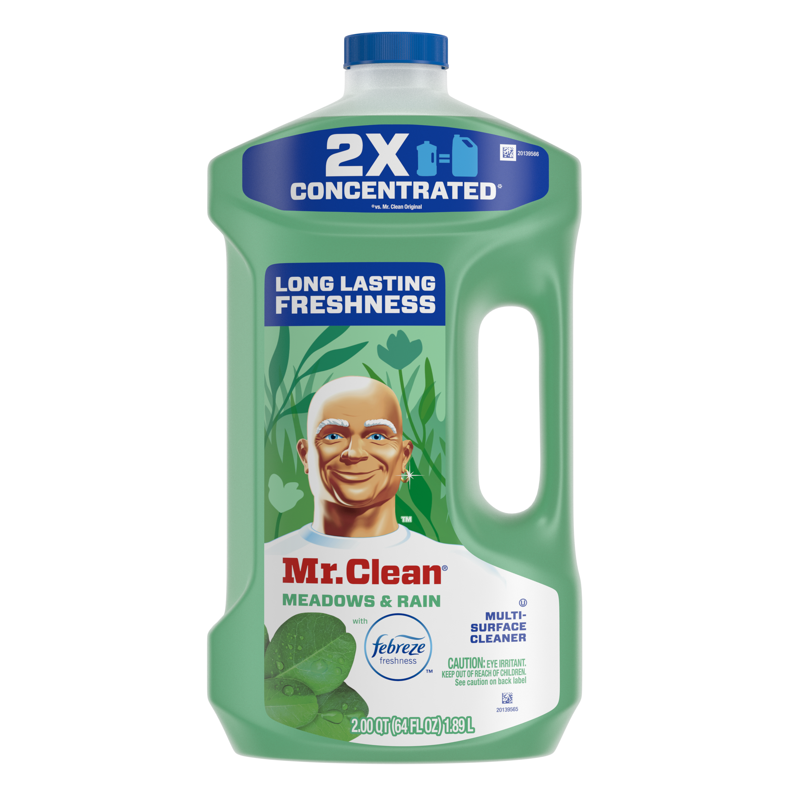 Mr. Clean with Febreze 2X Concentrated Multi Purpose Cleaner-4/64oz