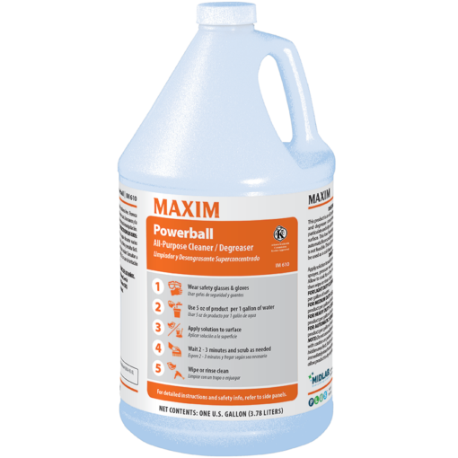 IM 610 Maxim® Powerball All-Purpose Cleaner/Degreaser-4/1 Gallon