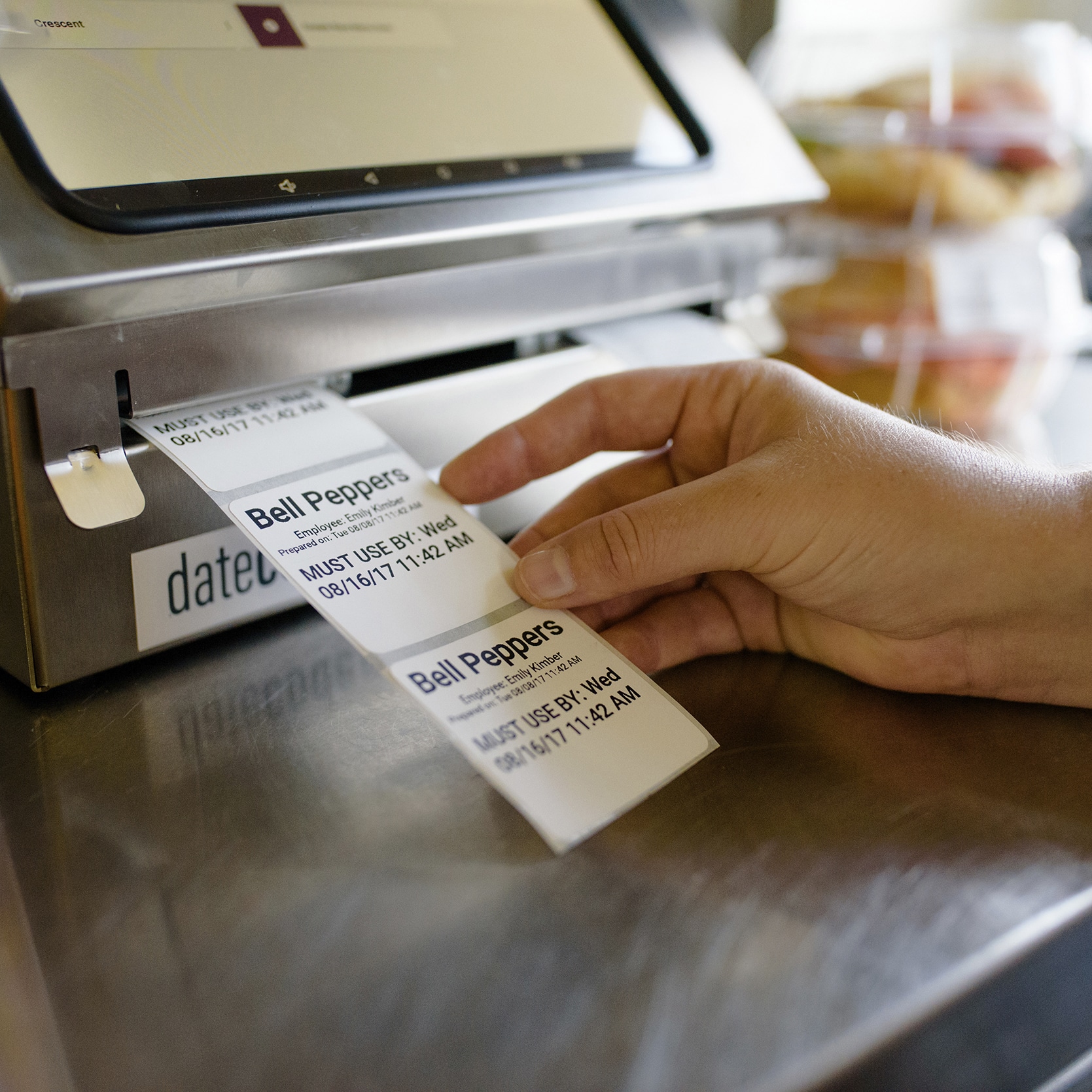 Dissolving 2″ x 2″ Blank DateCodeGenie Label