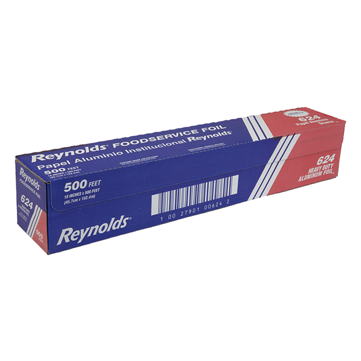Reynolds® 624 Foodservice Heavy Duty Aluminum Foil with Cutter Box  - 18" x 500' *Discontinued*