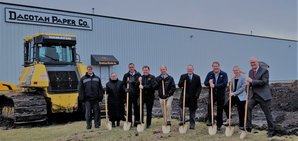 Warehouse expansion ground breaking