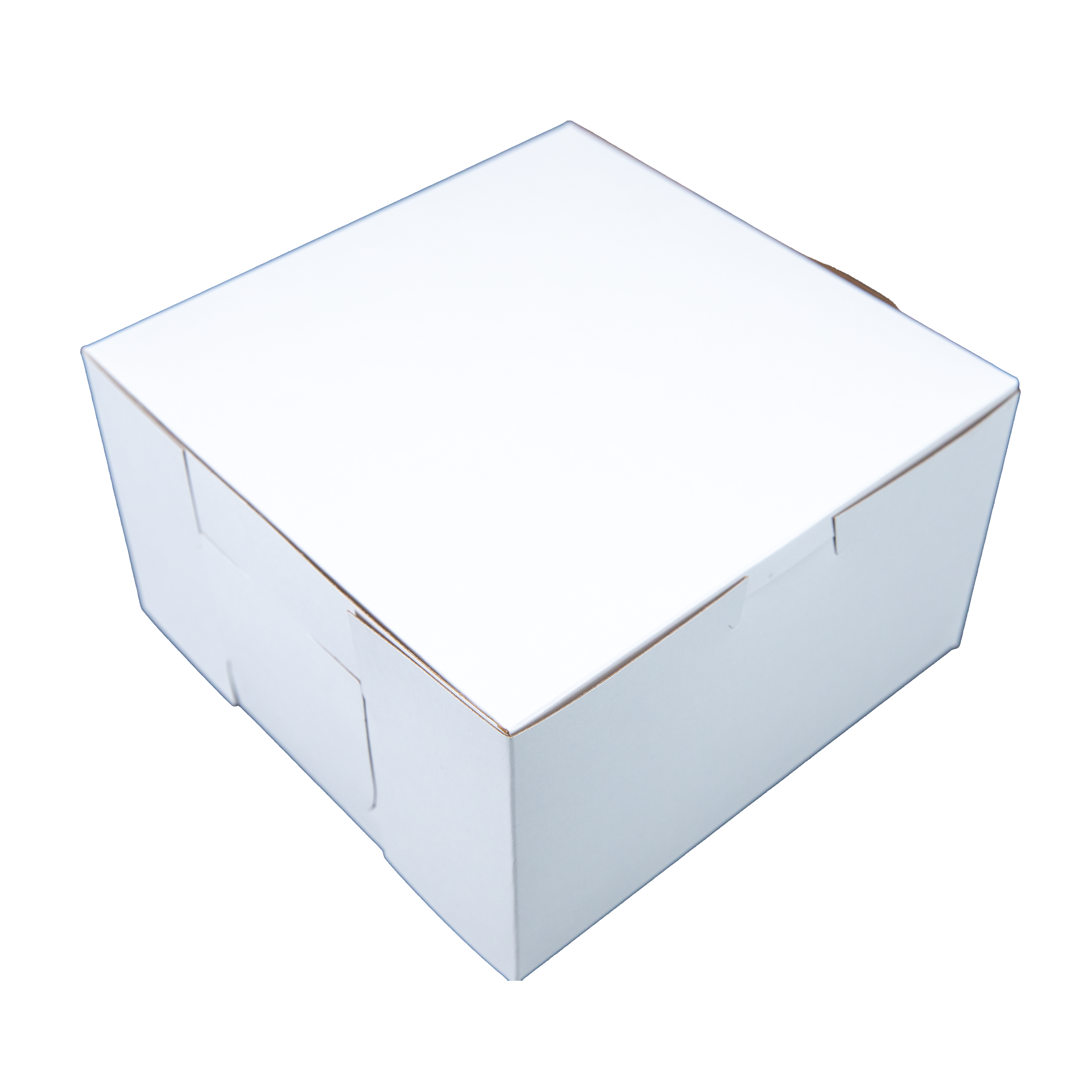 7" x 7" x 4" White Non-Window Bakery Boxes