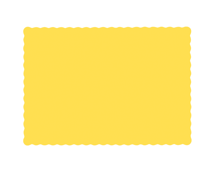 9-1/2" x 13-1/2" Sun Solid Color Placemat