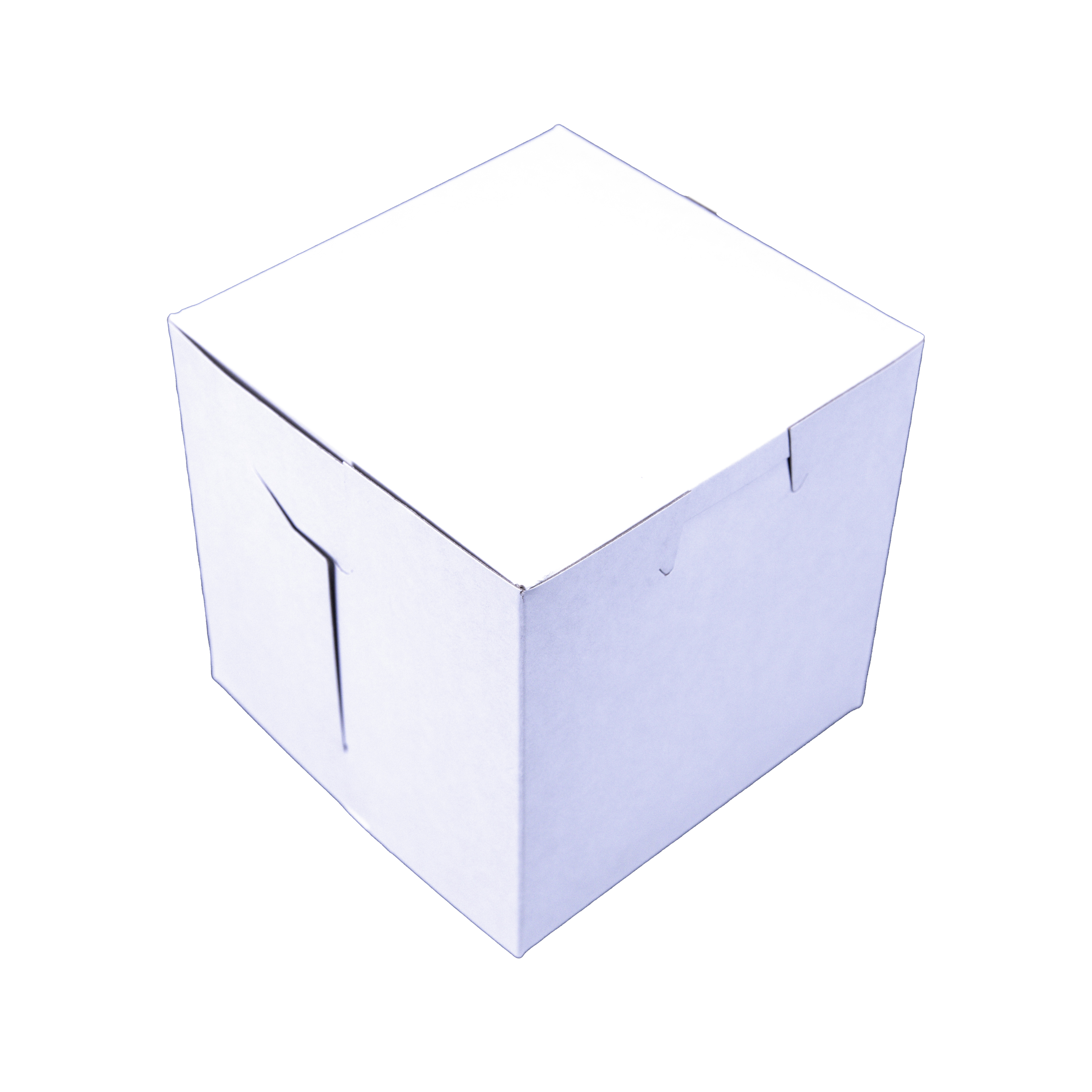 6"x6"x4" White Non-Window Bakery Boxes