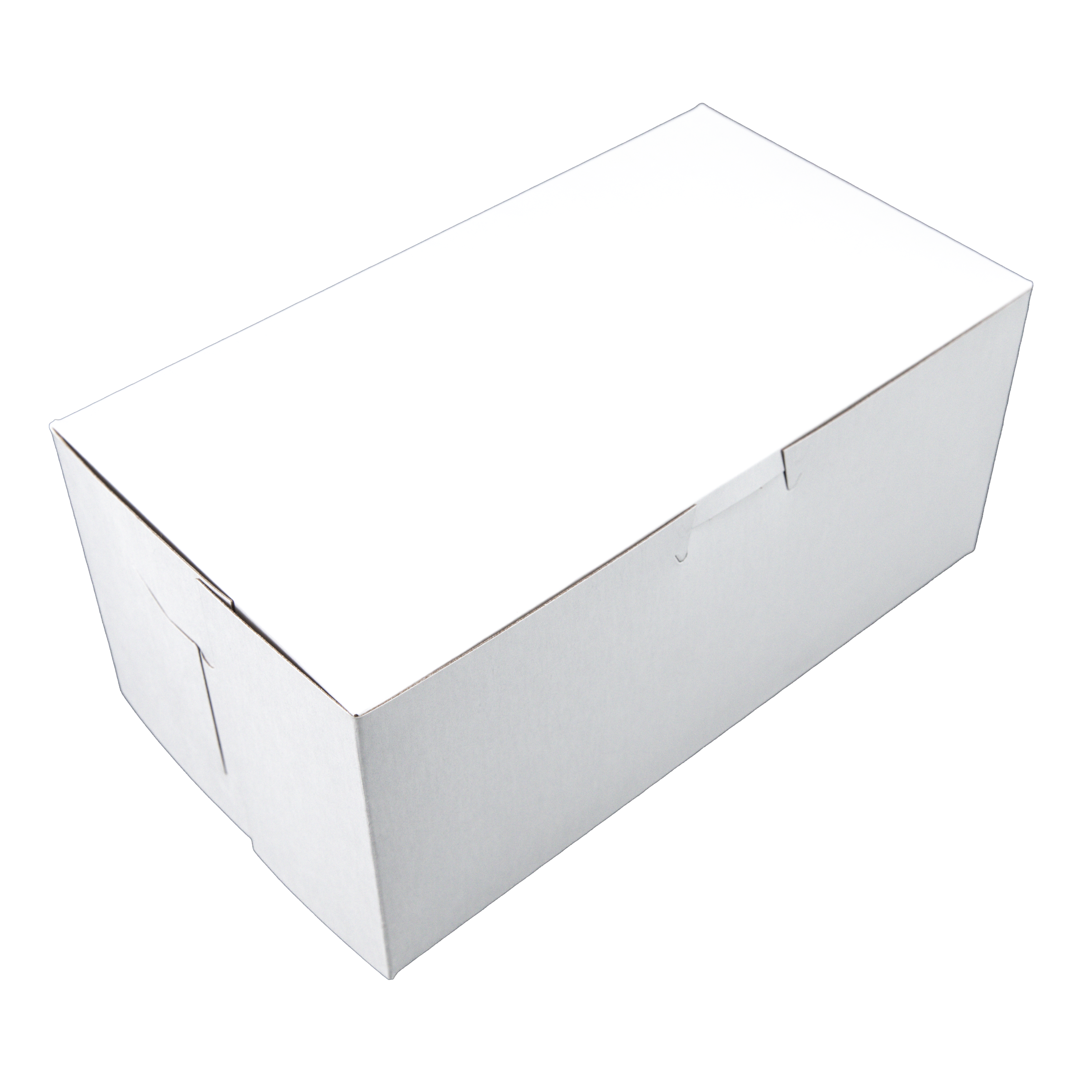 9" x 5" x 4" White Non-Window Bakery Boxes